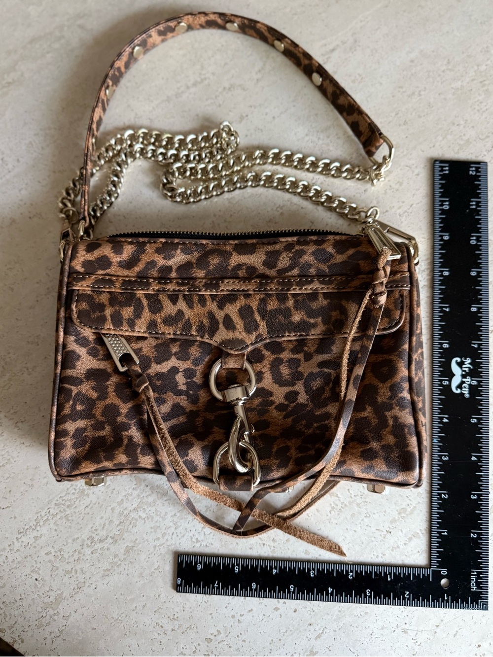 Rebecca Minkoff Leopard-Print Mini MAC Bag